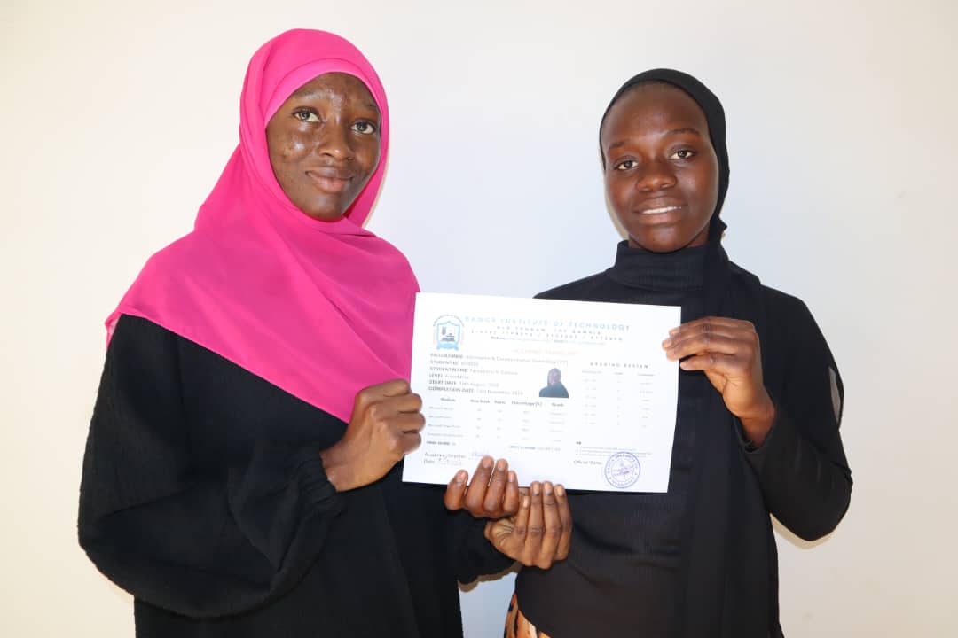 BIT Congradulates Foumatta B. Camara for her success